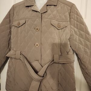 Esprit Quilted Beige Puffer Jacket